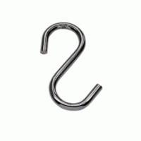 Крючок для рейлинга одинарный, хром
