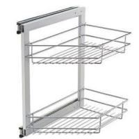 Выдвижная корзина 2-х уровневая правая (400*260*455)  С 021