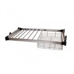 Выдвижная полка для брюк с корзиной ALBA HZ008-900,864х475х155