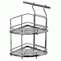 Полка угловая двойная CWJ201F-2 ALBA 258x238x430мм