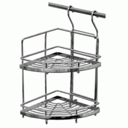 Полка угловая двойная CWJ201F-2 ALBA 258x238x430мм