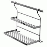 Полка двойная для специй CWJ203B-2 ALBA 348x137x311,5 мм