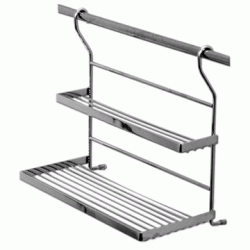 Полка двойная для специй CWJ203B-2 ALBA 348x137x311,5 мм