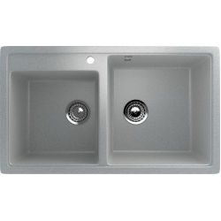 ULGRAN U-200  Двухсекционная мойка с отверстием под смеситель