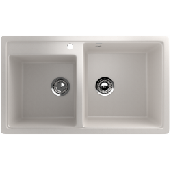 ULGRAN U-200  Двухсекционная мойка с отверстием под смеситель