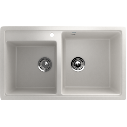 ULGRAN U-200  Двухсекционная мойка с отверстием под смеситель