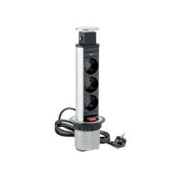 Блок розеток вертикальный  3х16А (285х72х72) .серебро (11,103,08,012)