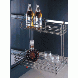 Выдвижная корзина с доводчиком (440*160*470) DC 023C