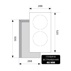 LEX EVH 321 BL  электрическая варочная панель, шт