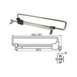 Вешалка выдвижная L=350 мм хром