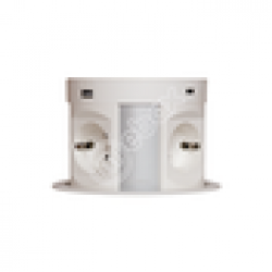 Блок розеток 107J Ø 120 мм 4 секции 2 USB + 2RJ-45 беспроводная зарядка полуавтоматический , шт