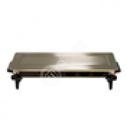 Блок розеток 47 2 секции Серый металлик полуавтоматический 2 USB, шт