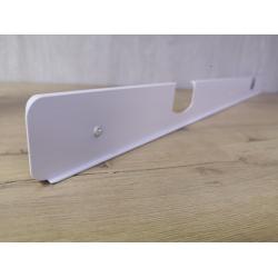 Планка угловая U-образная матовая 38 мм, белая