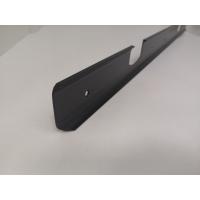 Планка угловая U-образная матовая 38 мм, черная