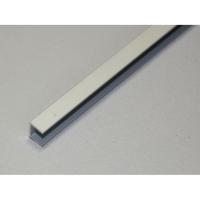 Планка торцевая для меб. щитов 6 мм, алюминий