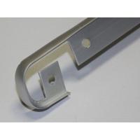 Планка соединительная щелевая матовая 28 мм, алюминий