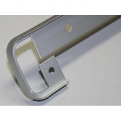 Планка соединительная щелевая матовая 38 мм, алюминий