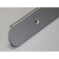 Планка торцевая U-образная матовая 28 мм, алюминий