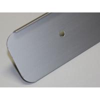 Планка торцевая U-образная матовая 38 мм, алюминий