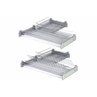 Сушка 600х600 мм угловая с направ. д/поддона ( хром )