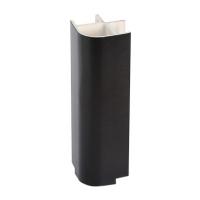 Угол для цоколя 90 гр. черный глянец