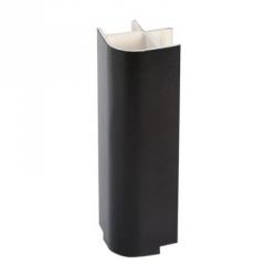 Угол для цоколя 90 гр. черный глянец