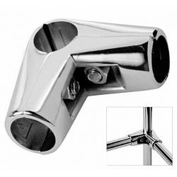 UNO 04 Соединитель 3-х труб D=25 мм 45 градусов хром