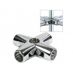 UNO 10 Соединитель 6-ти труб D=25 мм хром