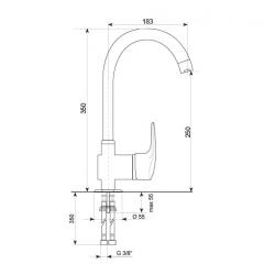Смеситель ULGRAN U-006