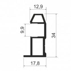 ПРОФИЛЬ ВЕРТИКАЛЬНЫЙ MS 161